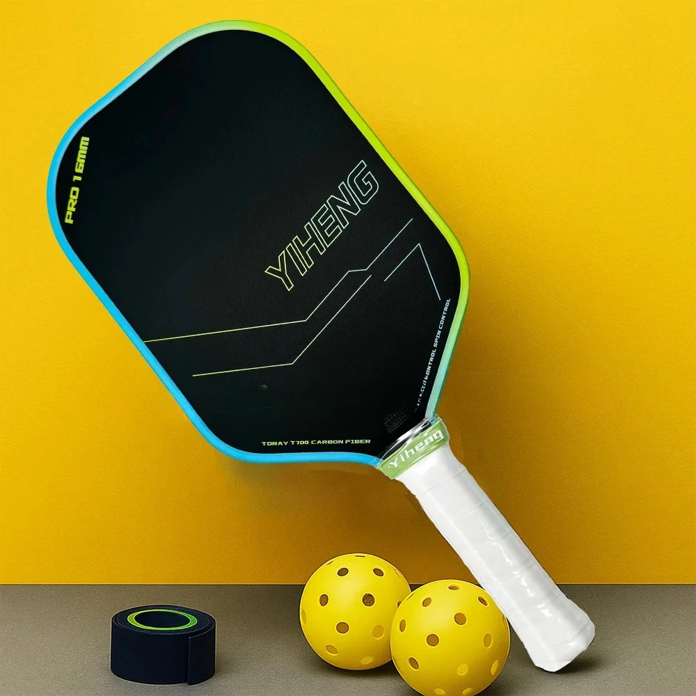 

Rough Surface GEN4 Upgrade Yiheng Customize New Core TFP 16mm Thickness Toray T700 Raw Carbon Fiber Pickleball Paddle Gift Cover