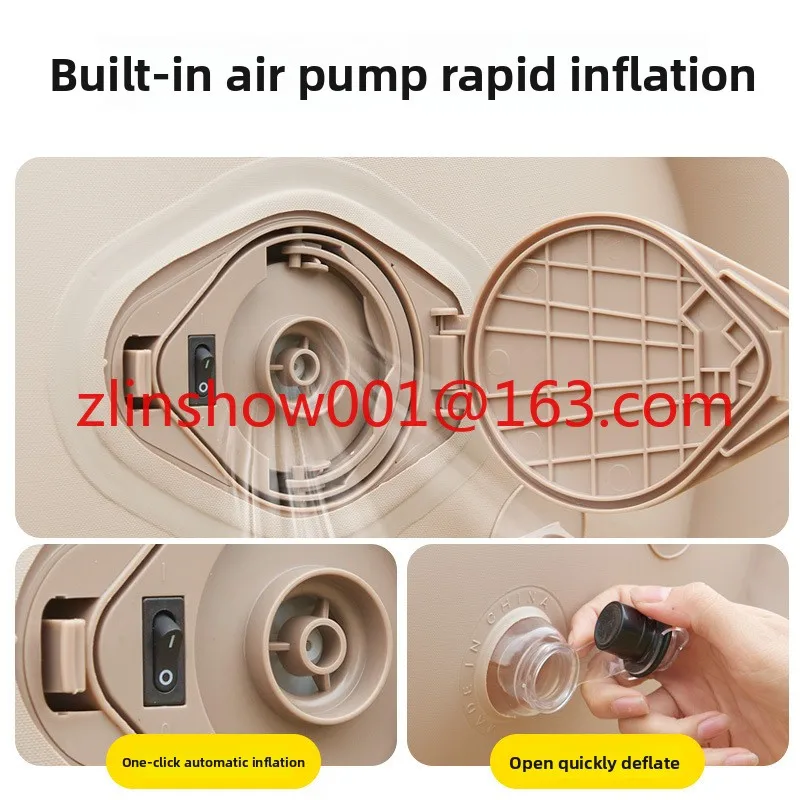 Portable outdoor inflatable sofa lazy air pad inflatable camping supplies outdoor lunch break leisure automatic inflatable bed