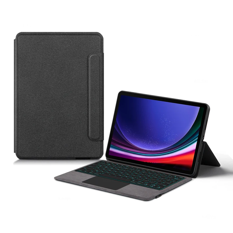 Imagem -06 - Teclado Touchpad Mágico para Samsung Galaxy Tab s9 11 Polegadas Sm-x710 X716b Português Espanhol Francês Teclado Inteligente Stand Case 2023