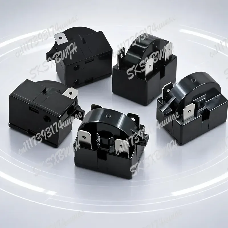 1pcs New Refrigerator Freezer PTC Starter Relay Thermal Protector QP2-12 QP2-22 QP2-33 QP2-15 Plug-in Compressor Start Device