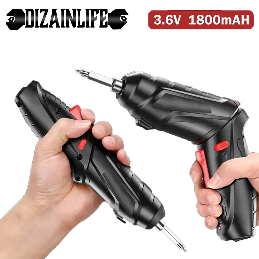 3.6v Power Tools Household Maintenance Repair 1800mAh Lithium Battery Mini Household Electric Drill Rotated Cordless Screwdriver