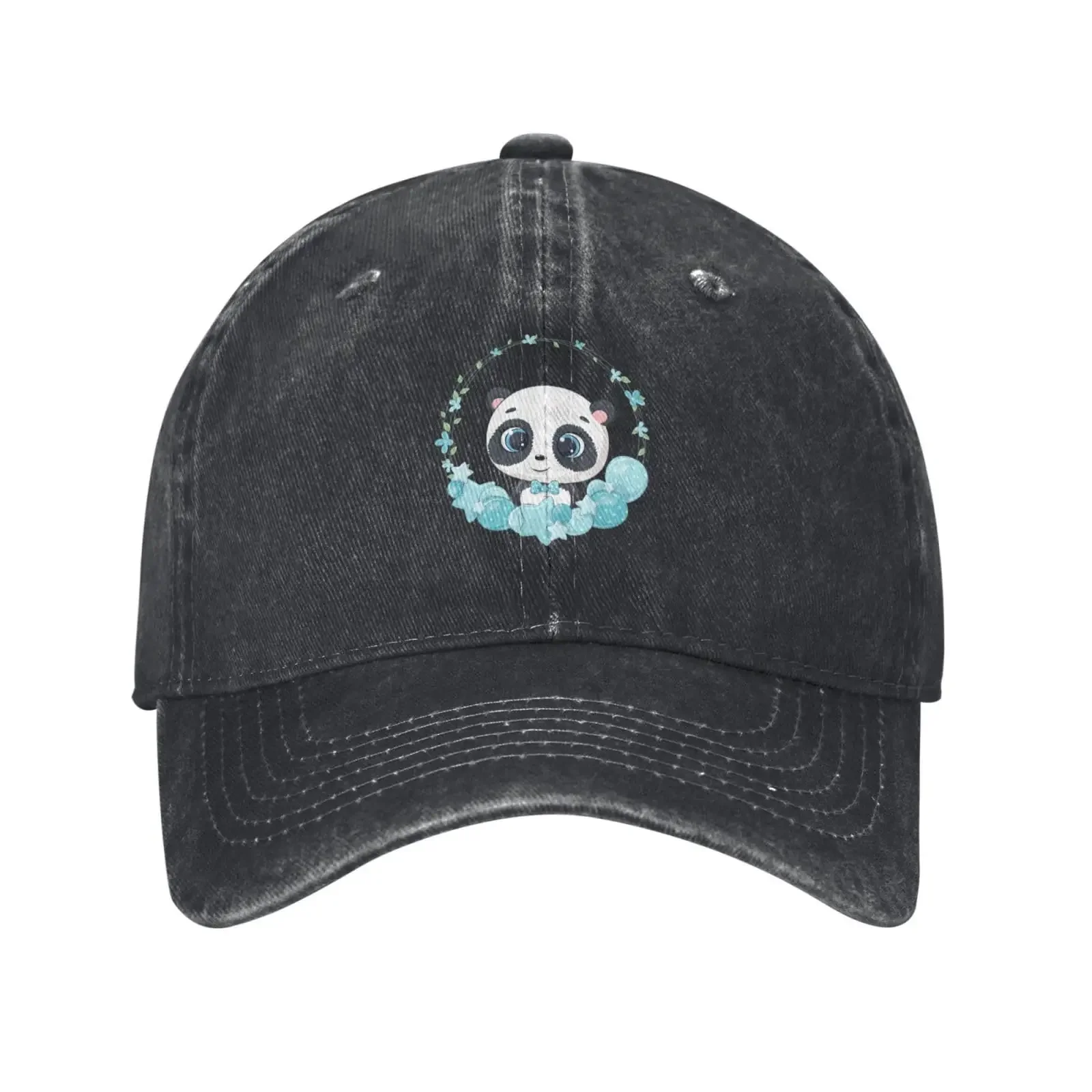 Cute Panda Baseball Cap for Women Men Summer Hat Vintage Cowboy Hats Trucker Sun Hat