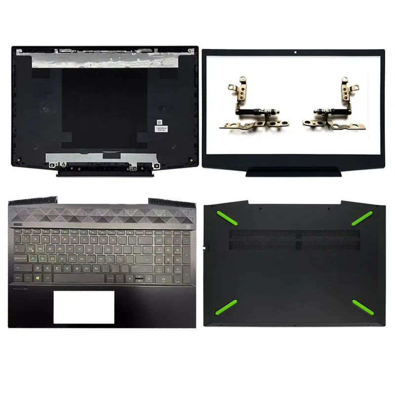 

New For Pavilion 15 15-CX CX0001la TPN-C133 Laptop Top Case LCD Rear Cover Front Panel hinge Palm Pad Keyboard Bottom Case