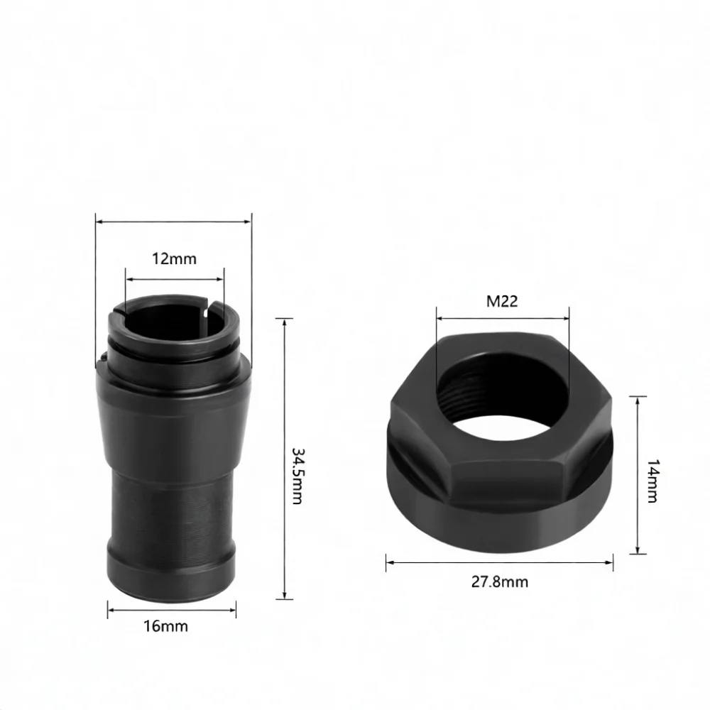 For LAVIE Electric Trimmer Collet Chuck Nut Wood Milling Cutter Holder Spare Part Precise Clamping Tool Accessory