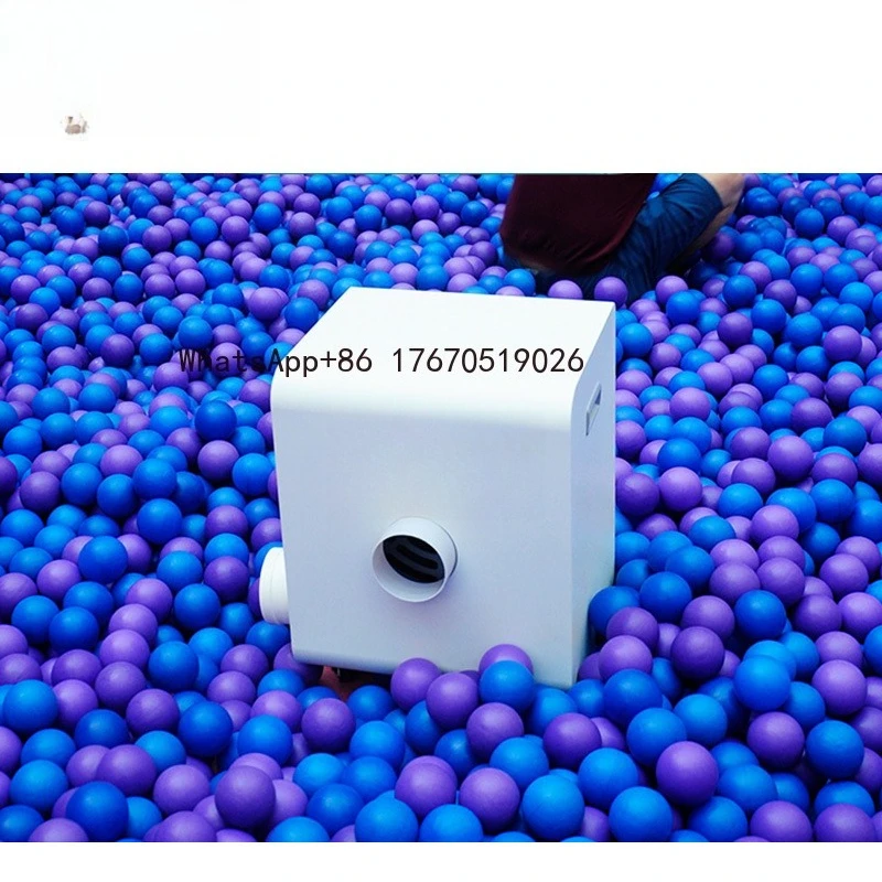 

Commercial Grade White Soft Play Equipment Indoor Kids Model Plastic Foam Ball Pool Ball Pit Cleaning Machine Included