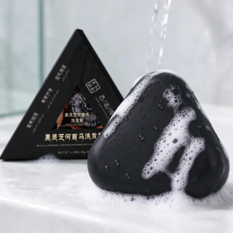 Natural Herbal Hair Care Soap Handmade Shampoo Bar Deep Cleaning Oil Control Solid Hair Cleansing Soap For Scalp Nourishment