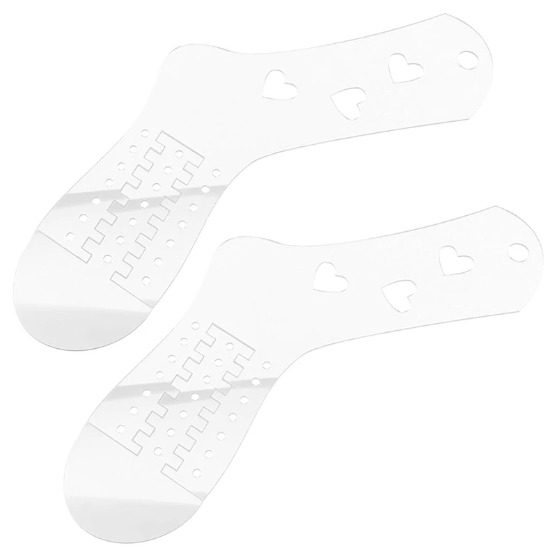 Acrylic Adjustable Sock Model Woven Socks Template Stocking Display Mold For Knitting 2Piece