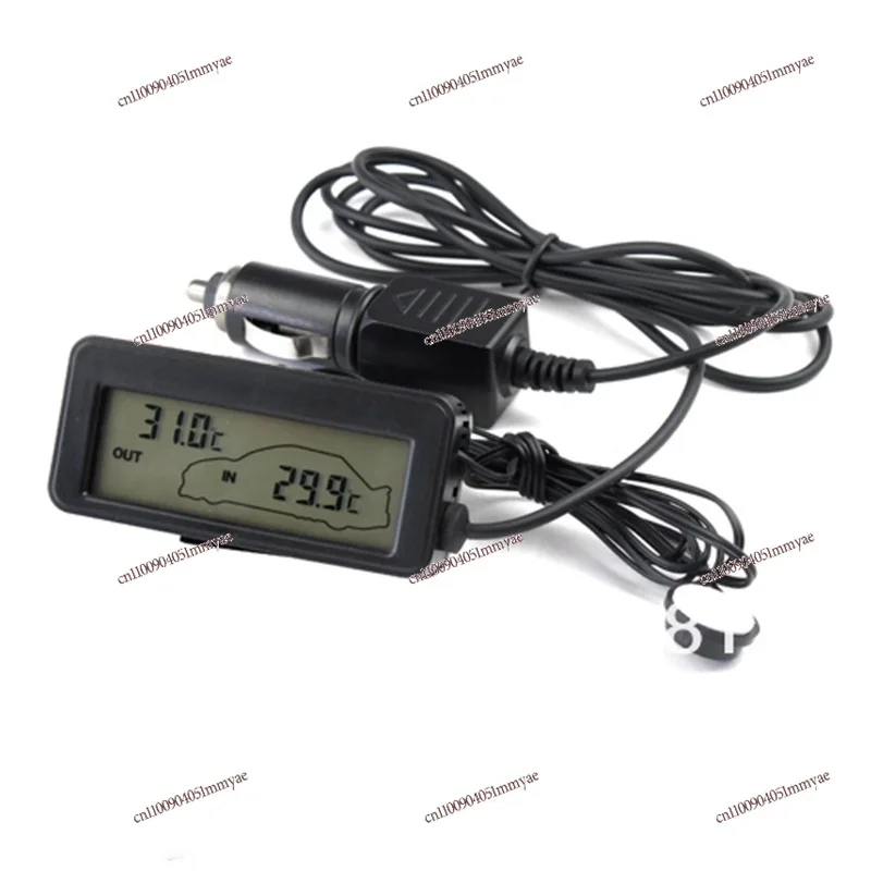 

Digital Thermometer Car Thermometer Backlight Mini Thermohygrometer Car Internal and External Temperature