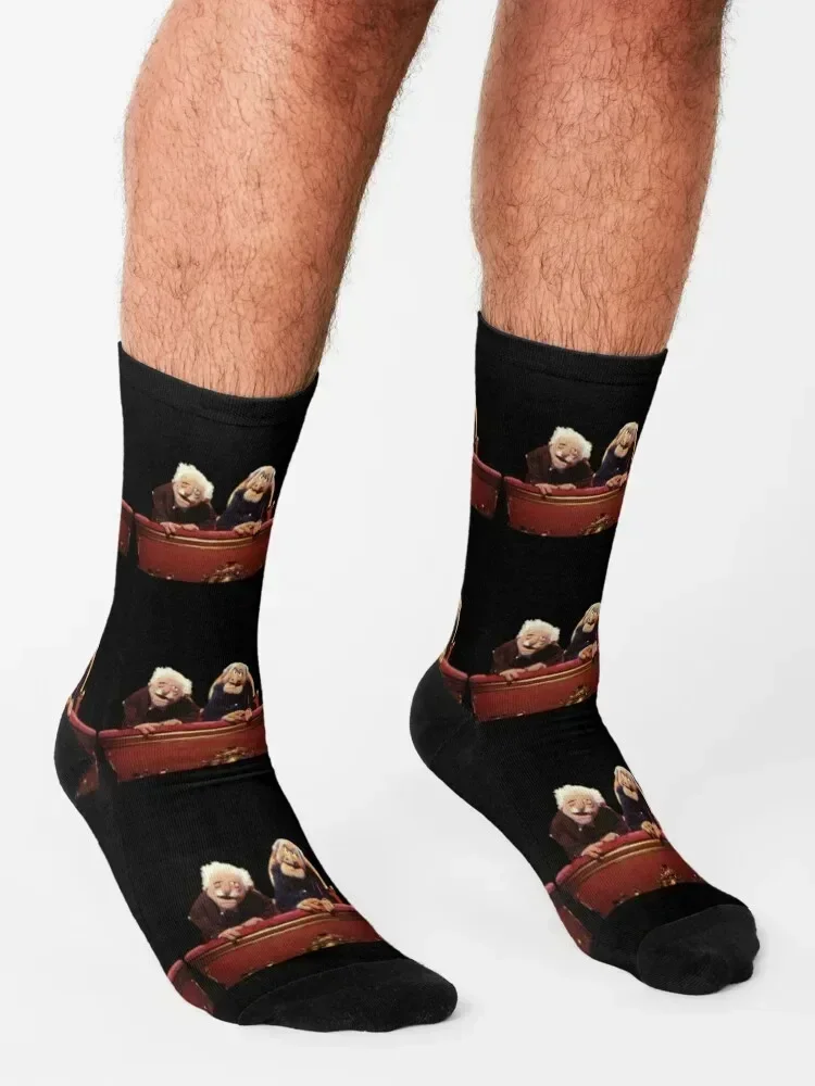 Calcetines vintage Statler y Waldorf calcetines deportivos de golf para hombres y mujeres