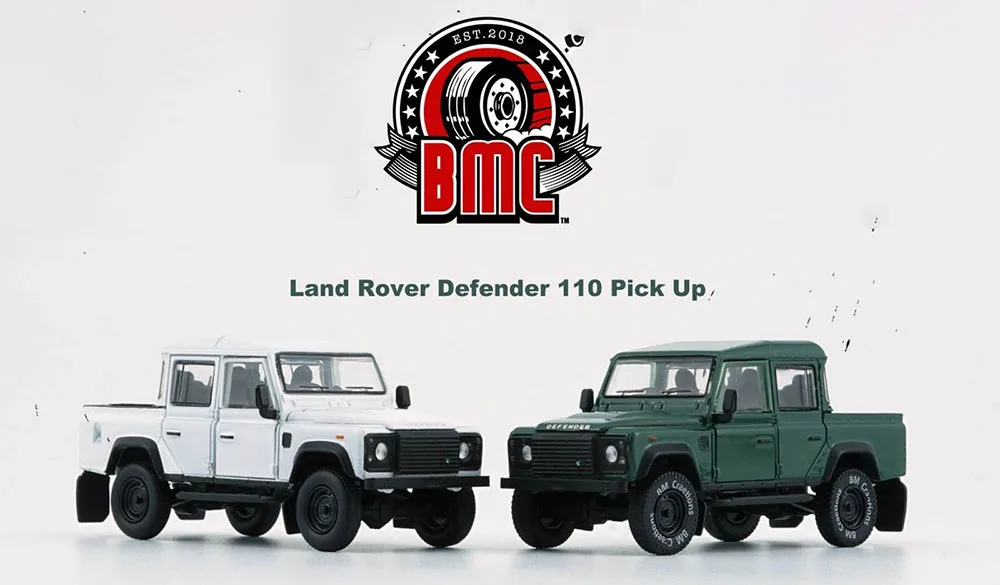 New 1:64 Scale  2016 Defender 110 Pick Up By BM Creations Diecast Simulation Models for collection gift