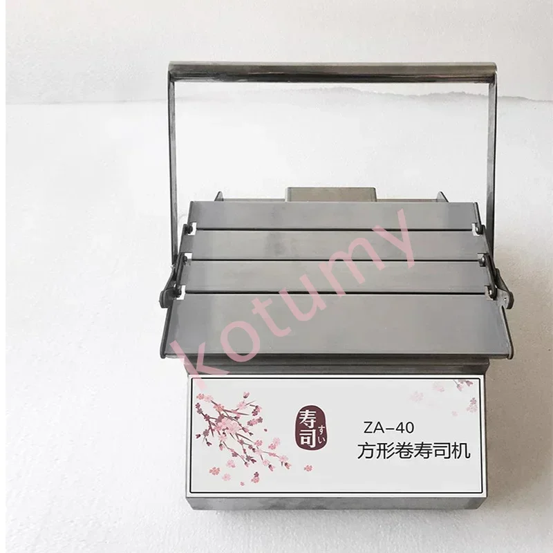 

Automatic Sushi Rolling Machine Rice Roller Maker 304 Stainless Steel Food Grade Commercial Tool for Round/Square Rolls