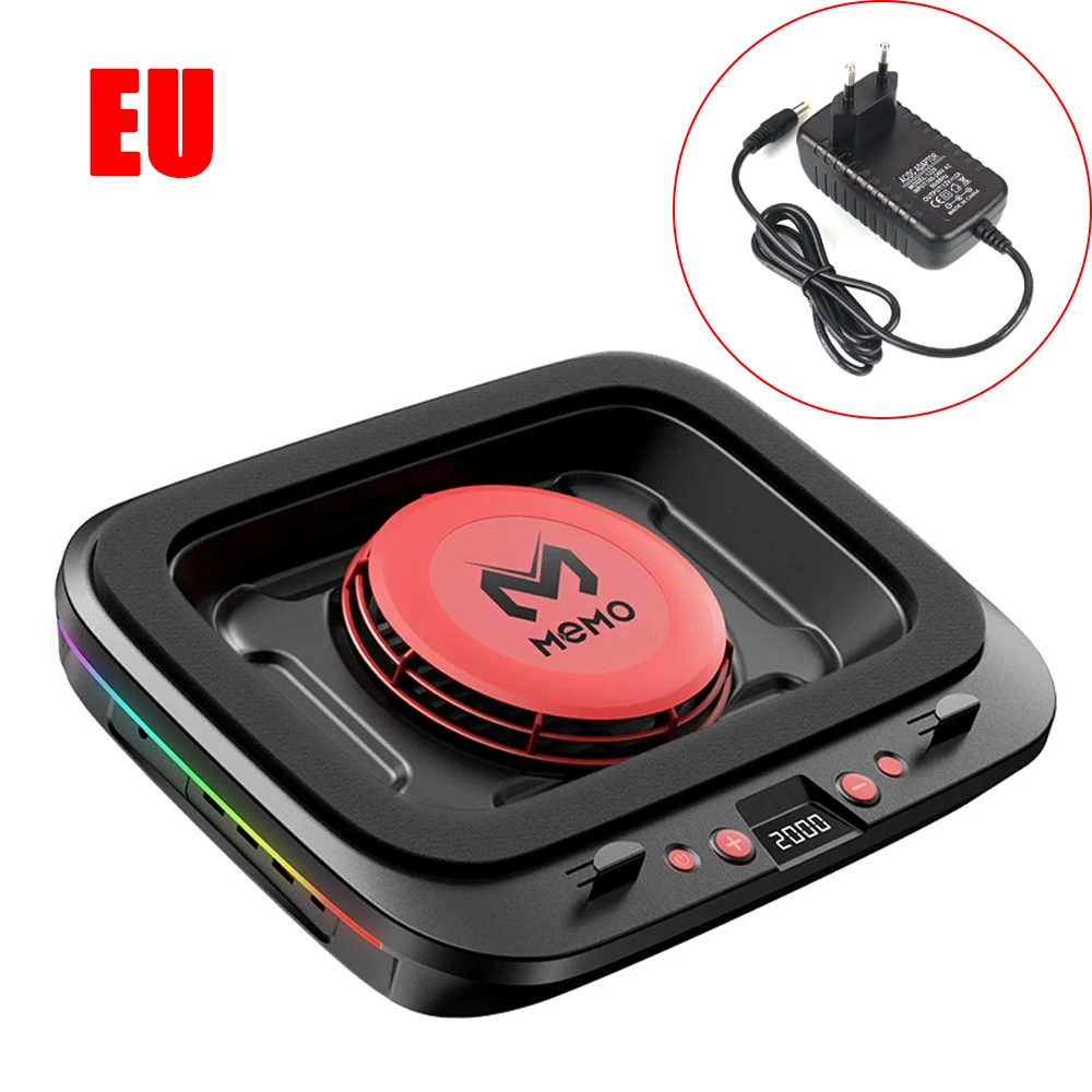 forEswirepro FL08 Strong Air Cooling Stand Base Bracket Pad Powerful Fan Pressure Gaming Laptop Cooler with 12V Power Supply - view 2