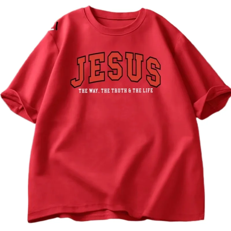 Camiseta de Jesús The Way The Truth The Life, camisetas de fútbol universitario cristiano, camiseta de fe con versículo bíblico, ropa para hombres y mujeres