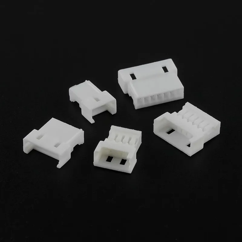 50 قطعة مايكرو JST 1.25 لرسو السفن موصل سالب الإسكان 1.25 مللي متر الملعب 2P3P4P5P6-10P التوصيل غلاف بلاستيكي مع دبابيس معدنية محطة