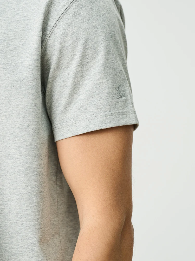 SIMWOOD 2025 Summer New Regular Fit Cool Feeling 230gsm Sorona Fabric T-shirts Men Breathable Comfortable Tops image 6