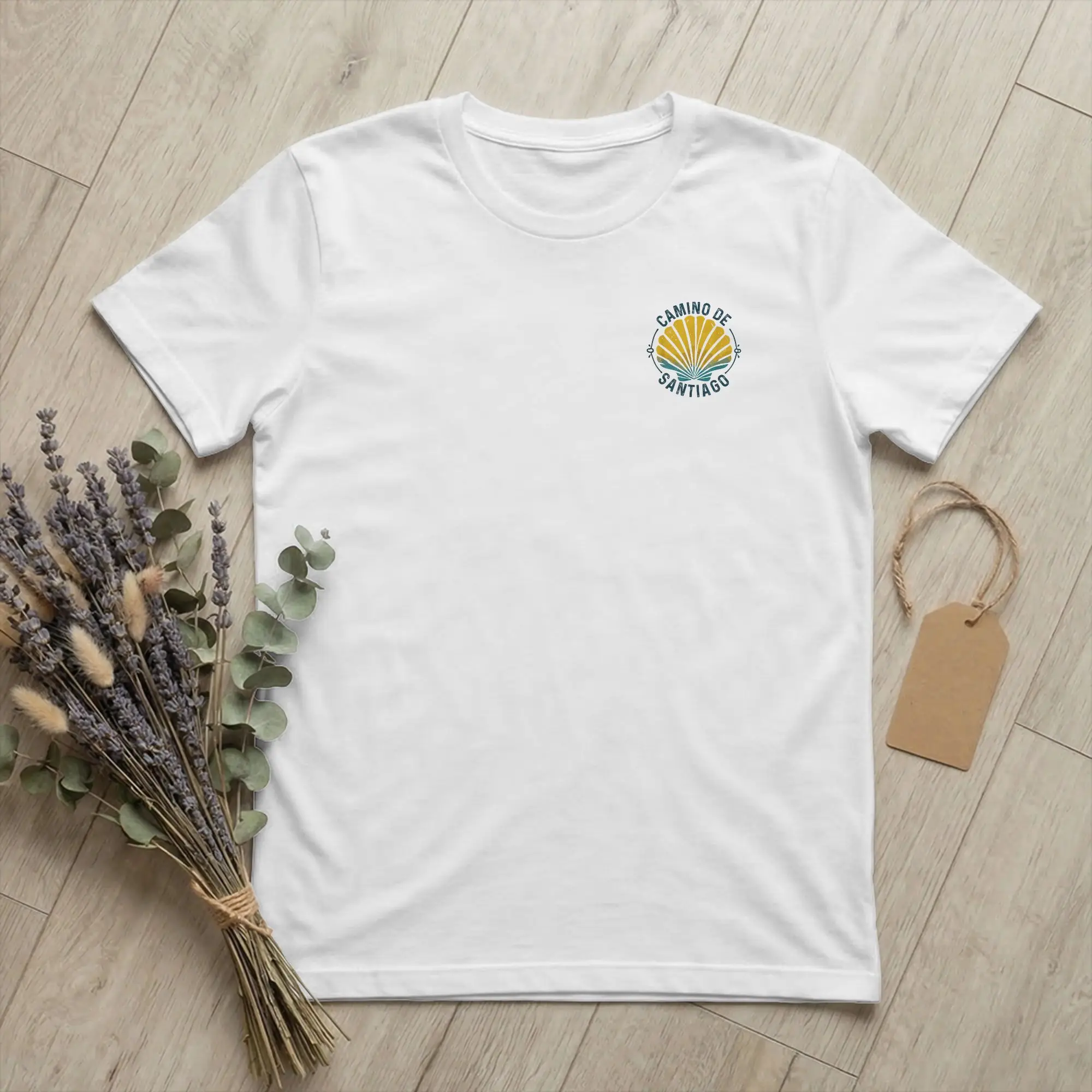 Men's Camino de Santiago Way of St James T Shirts Hiking Cotton Clothes Vintage Short Sleeve Crewneck Tees Plus Size T-Shirts