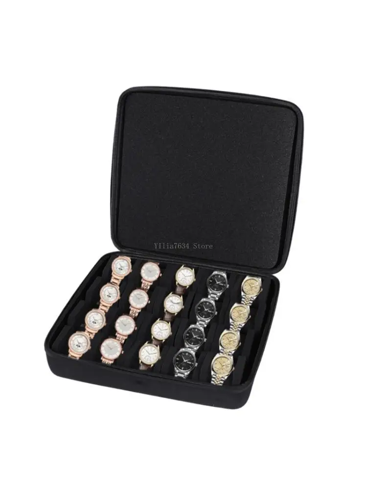 

Multifunctional Watch Storage Case 20 Slot Organizers for Wristwear Small Items