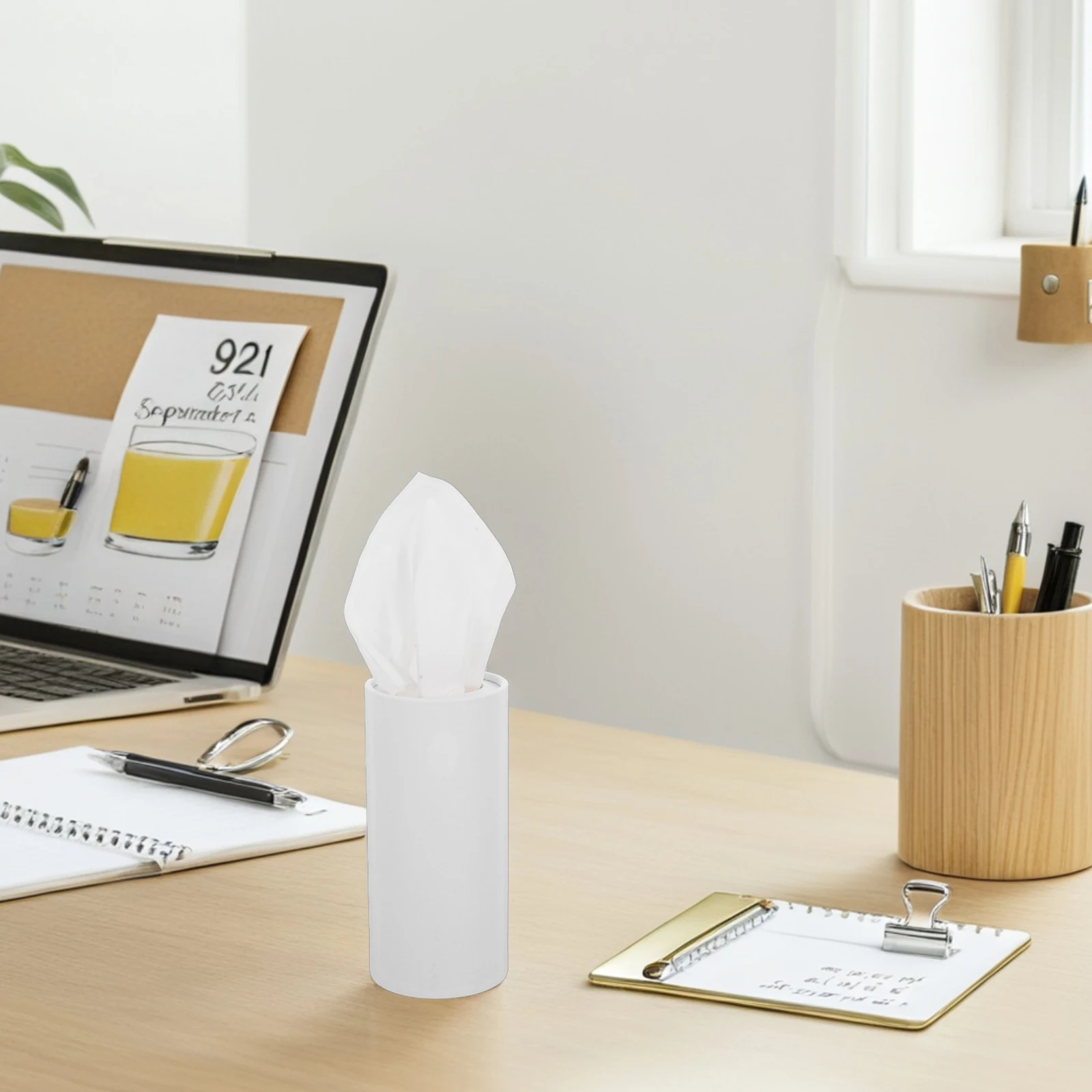 4 stücke Auto Tissue Zylinder Tragbare Nachfüllbare Servietten Halter Reise Weiche Papier Rolle Geschenk Box Runde Halter Multifunktions