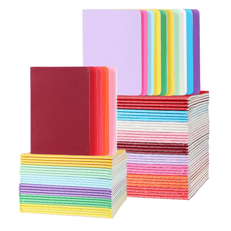 16/32/60 قطعة دفاتر خط أفقي صغير مجلة دفتر المفكرة الهدايا دفاتر الكتابة منصات مكتب اللوازم المدرسية #4