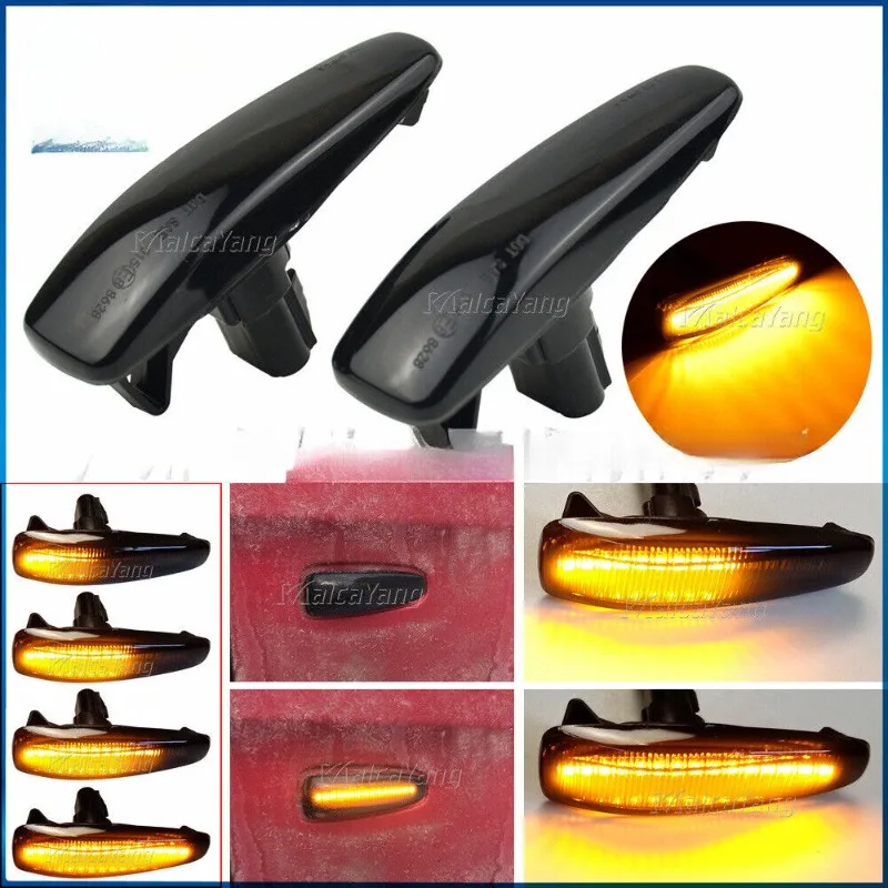 

2pc For Mitsubishi Lancer LED Fender Lights Dynamic Turn Signal Side Lights