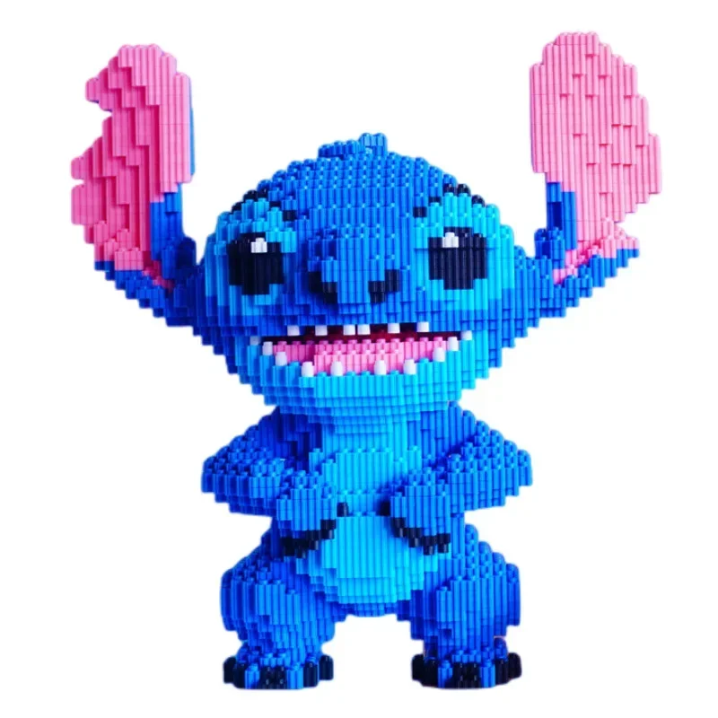 

Disney Stitch Assembly Model Figure Building Blocks Small Pieces Adult Difficult 3D Puzzle Toy Birthday Gifts for Boys and Girls