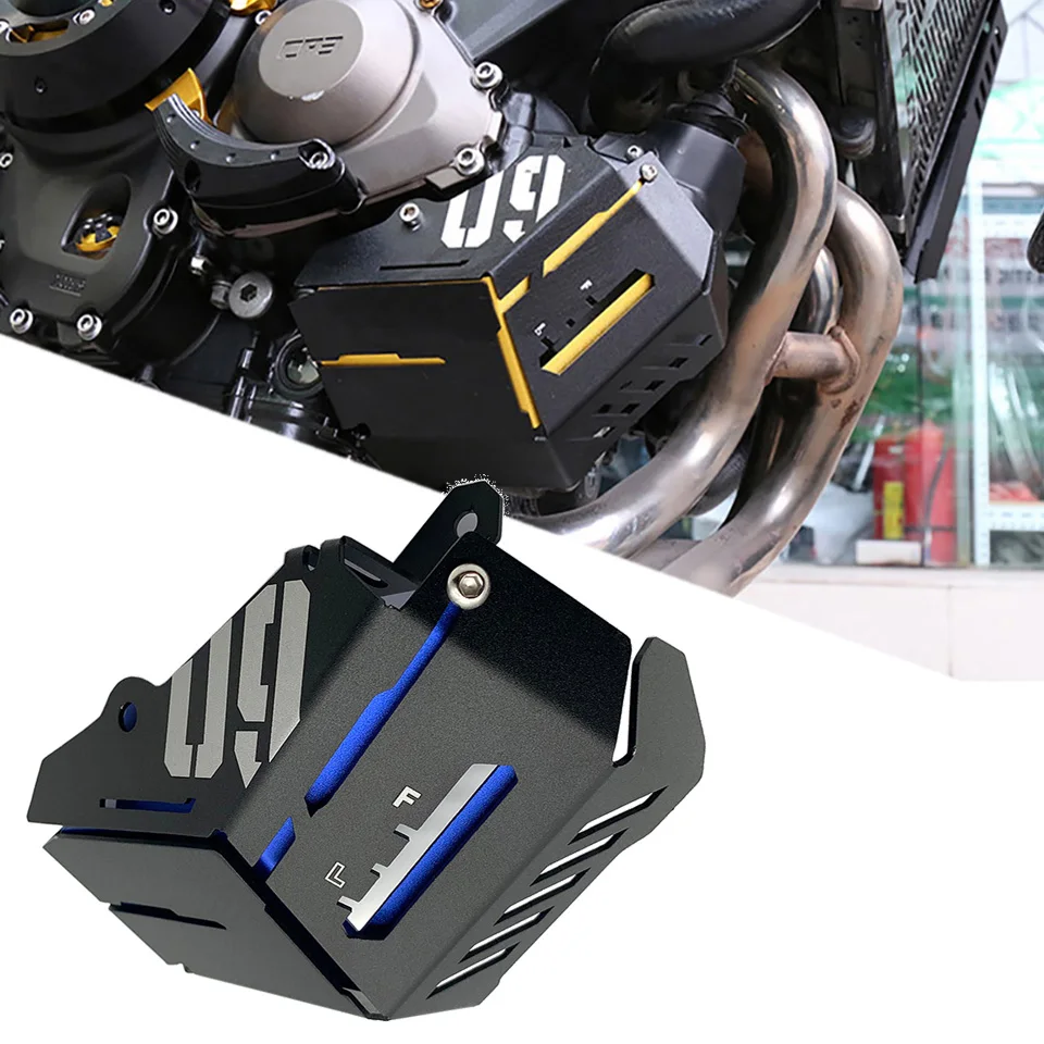 

Fits for Yamaha MT 09 MT09 SP ABS FZ09 MT-09 Tracer 900 XSR900 2013-2020 Motorcycle Engine Coolant Recovery Tank Shielding Guard