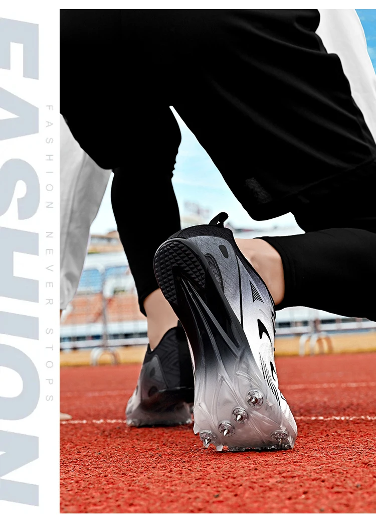 Professionelle Leichtathletik-Spikes für Damen und Herren: Rutschfeste Laufschuhe für Sprint, Weitsprung und Rennen – Leichtgewicht – Detail 3
