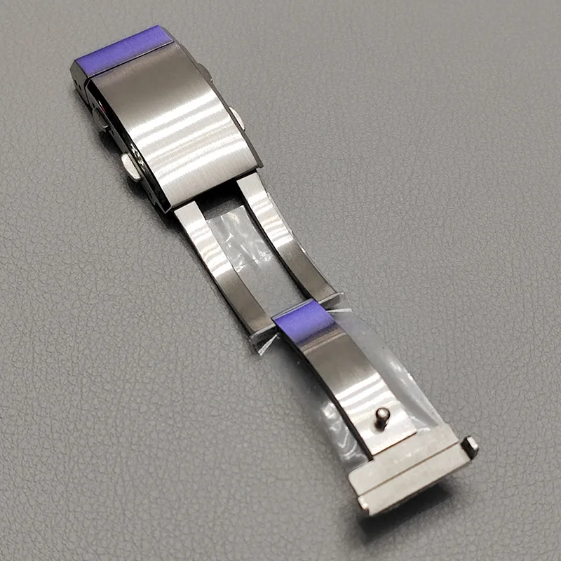 316L aço inoxidável fivela sólida para fecho Seiko, botão de