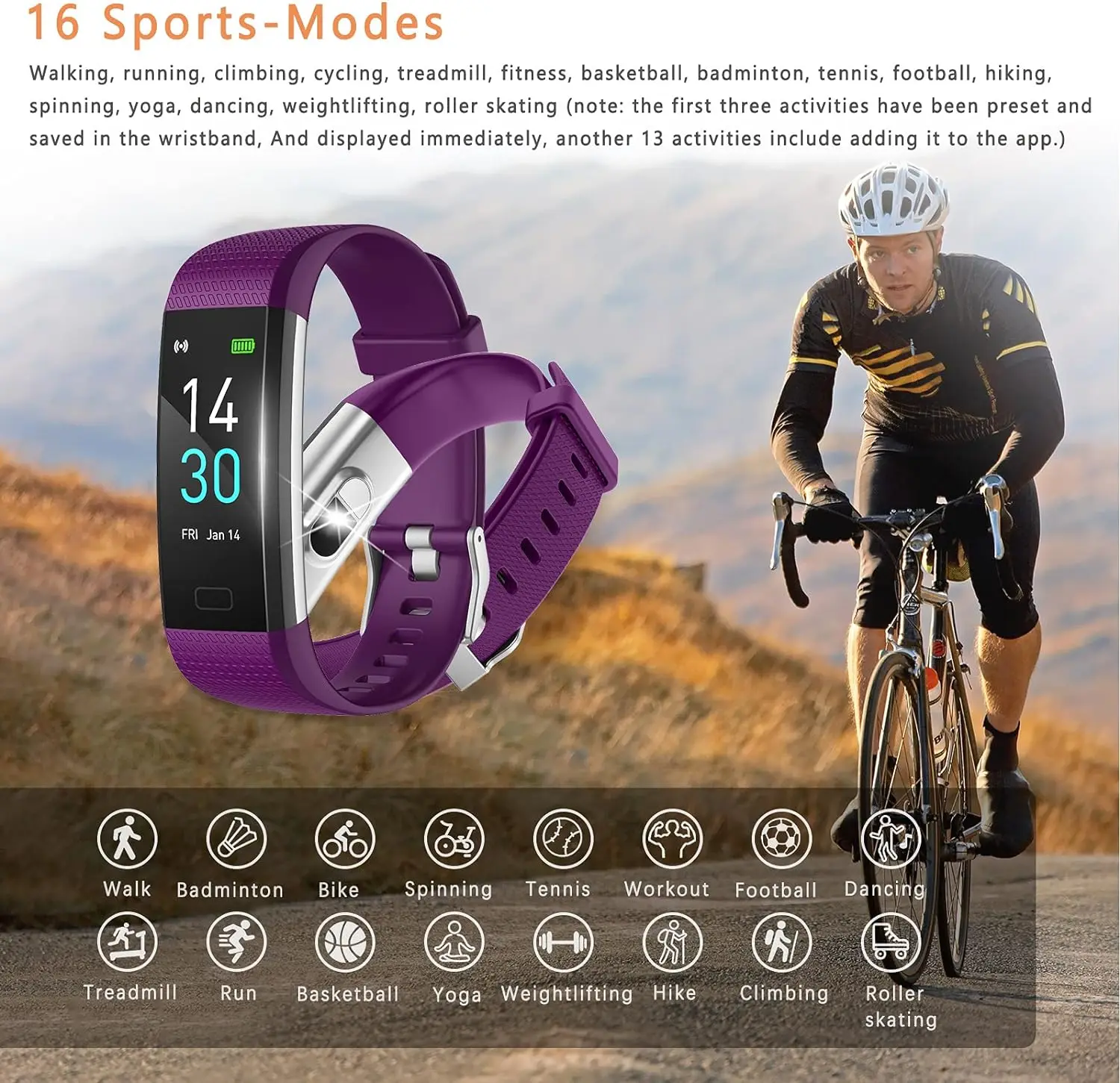 Ladies and Gentlemen Smartwatches, Fitness Wristbands, Fitness Watches, Sports Watches, Suitable for IOS Android Phones