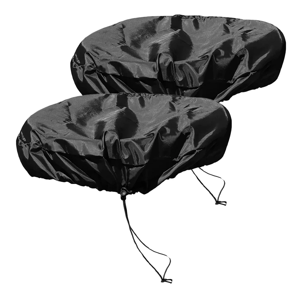 

2pcs Bucket Cover Drum Lid Dustproof Oxford Cloth Waterproof Garden Rain Barrel Protective Cover Outdoor Storage