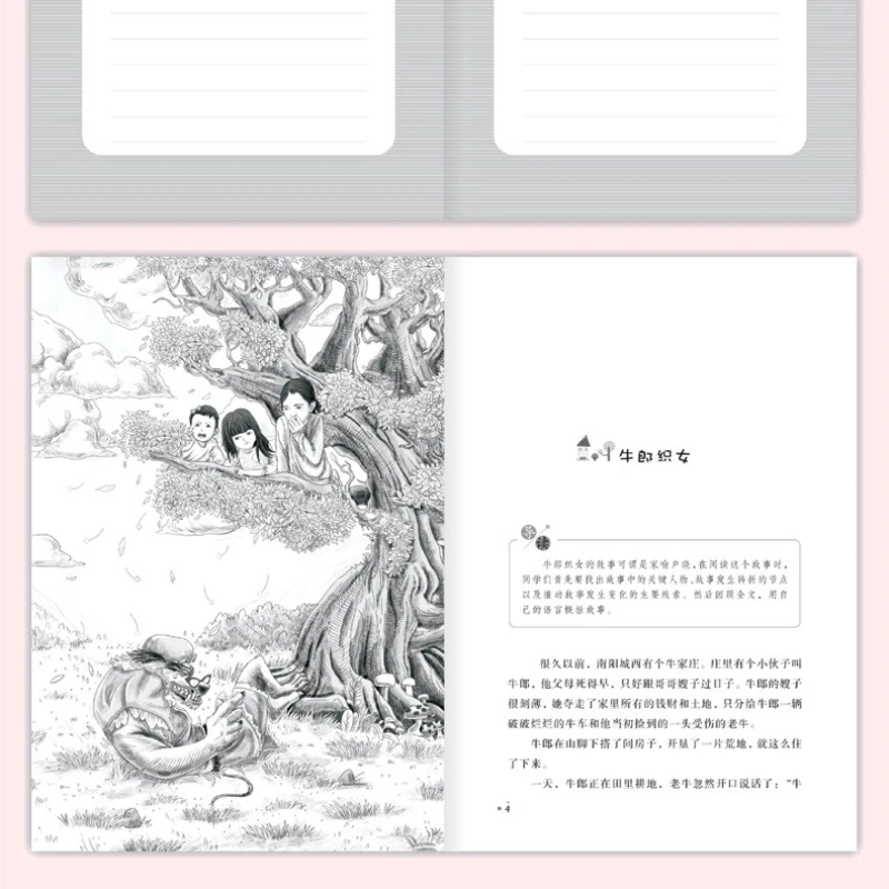 Chinese Folktales, African and European Folktales, Must Read Extracurricular Books for Grade 5, Book 1, Happy Reading