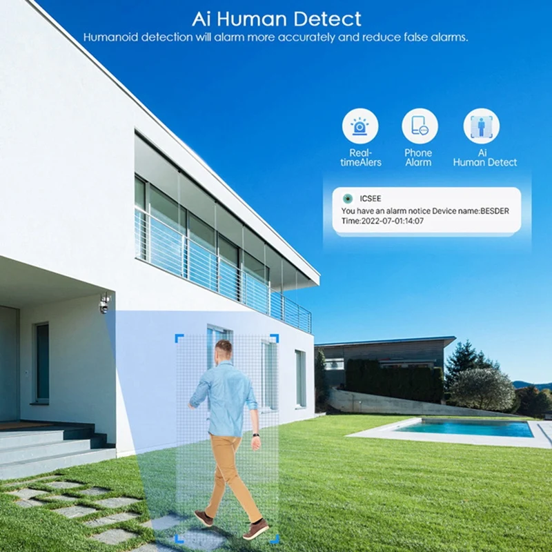 Best-8MP 4K Dual Lens Wi-Fi камера 8-кратный зум IP-камера безопасности с автоматическим отслеживанием аудио-видео камера наблюдения