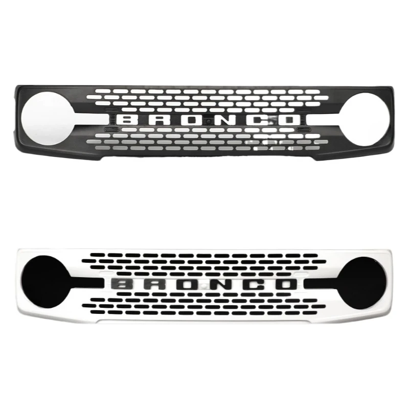 

Simulation Model Car Grid Front Grating Mask Decoration for 1/10 RC Crawler Car TRX-4 New Bronco Upgrades Accessories