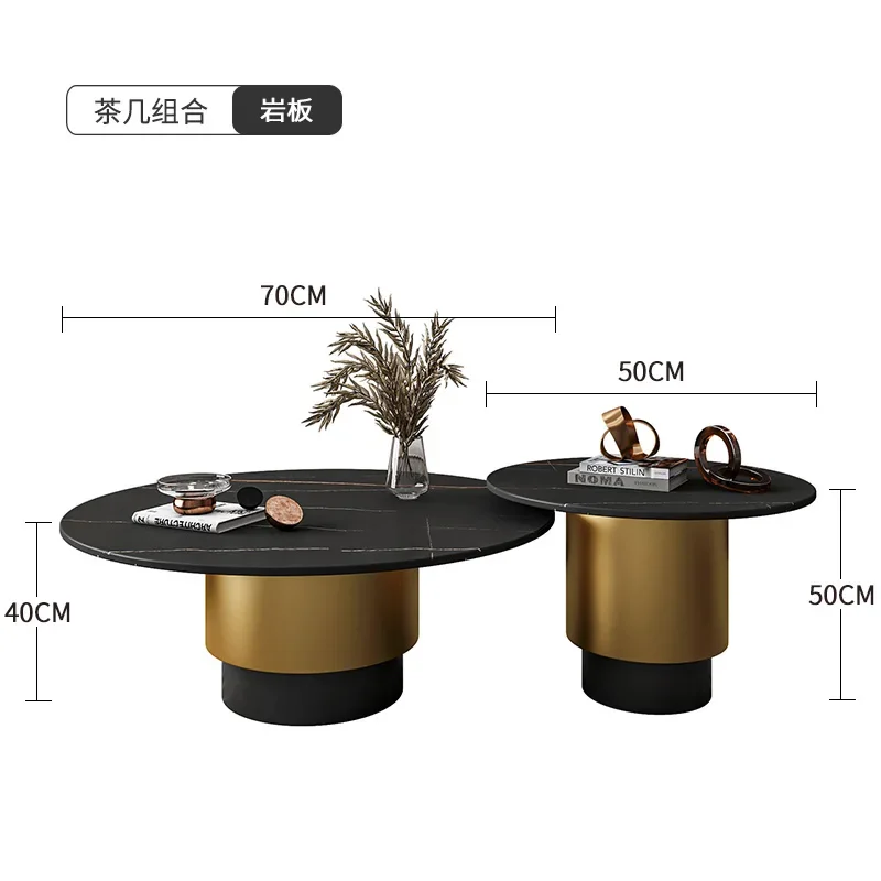 

TLL Living Room Home Light Luxury Modern Coffee Table Combination Creative High Sense