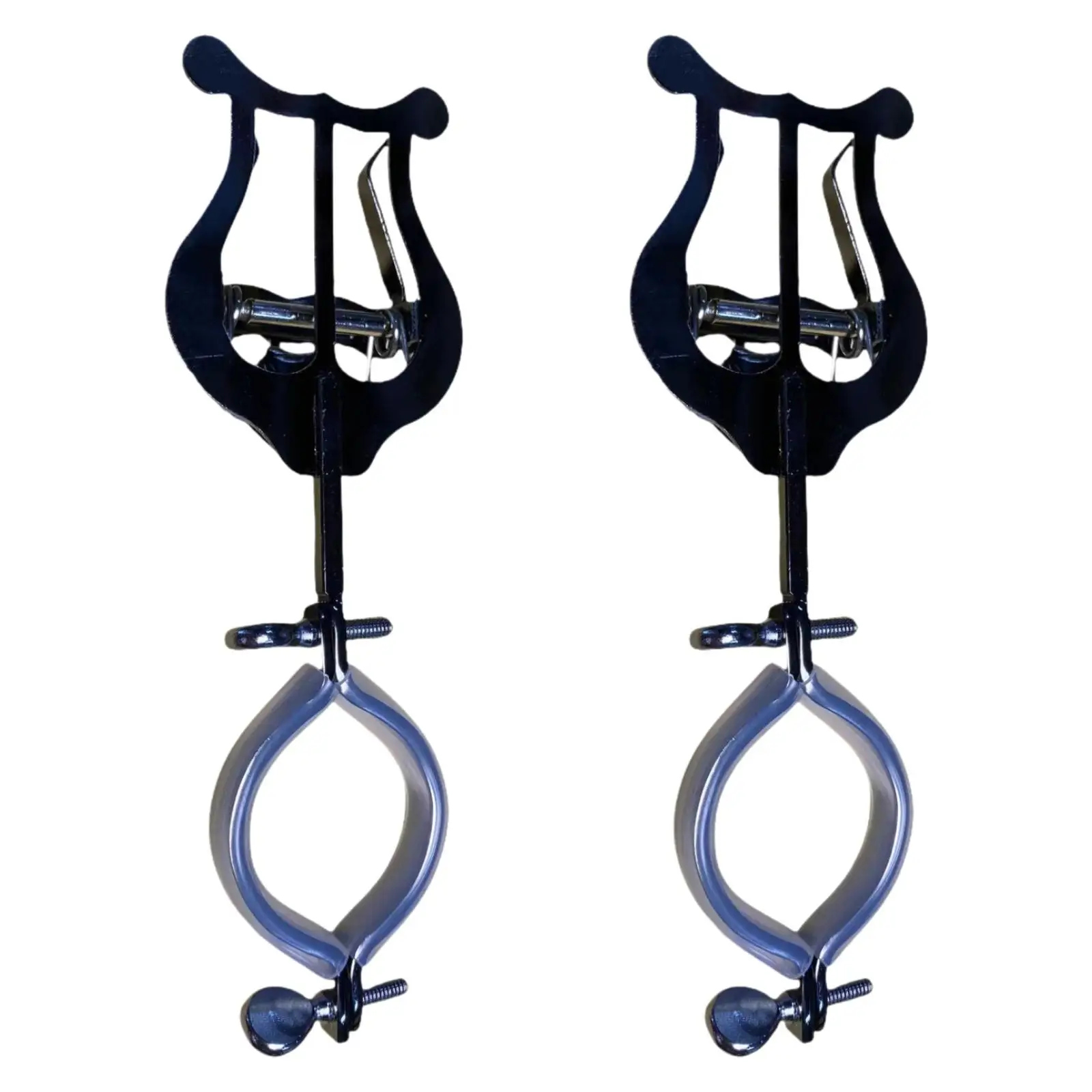 

2x Sheet Music Clips Iron Professional Practical Metal for Stage Performance Cornet Music Stand Trombone Wind Instruments