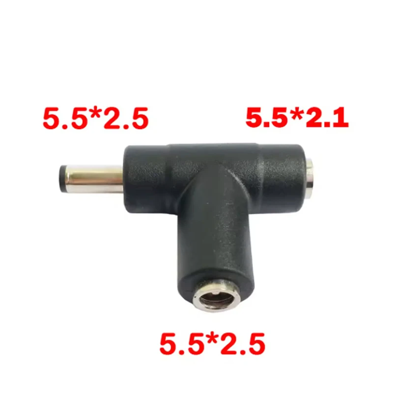 Cltgxdd 5,5 x 2,1 mm Buchse auf 5,5 x 2,1 mm Stecker Buchse DC-Stromanschluss-Adapter Laptop 5,5 x 2,5 Buchse auf Stecker 5,5 x 2,5