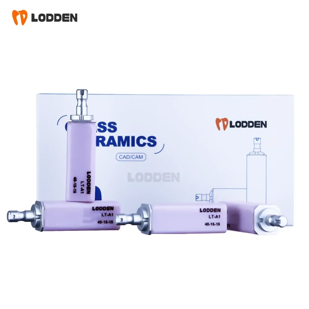 LODDEN-décennie s de disilication de lithium B40, placage dentaire, verre dentaire, métariaux de laboratoire en céramique pour la capture d'écran CAD, naissance, LT, 4 pièces