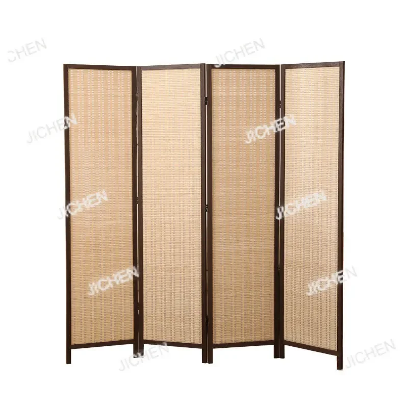 

JCC индивидуальная сосновая рама, бумажная веревка, подшивка, бамбуковое плетение, современный простой домашний офис, перегородка для отеля, вход