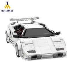 Countach LP5000 QV Mini Sports Racing Car Model Kit Building Block High-Tech Supercar Assemble Brick Part Kid Toy DIY Gift