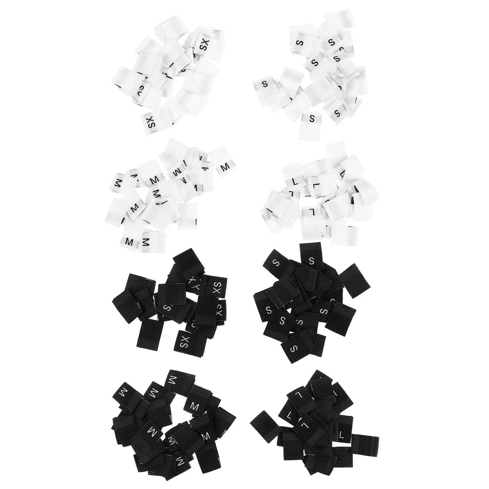 

800 Pcs Clothing Label Stickers Labels Sizing for Clothes Garment Fabric Sewing Size