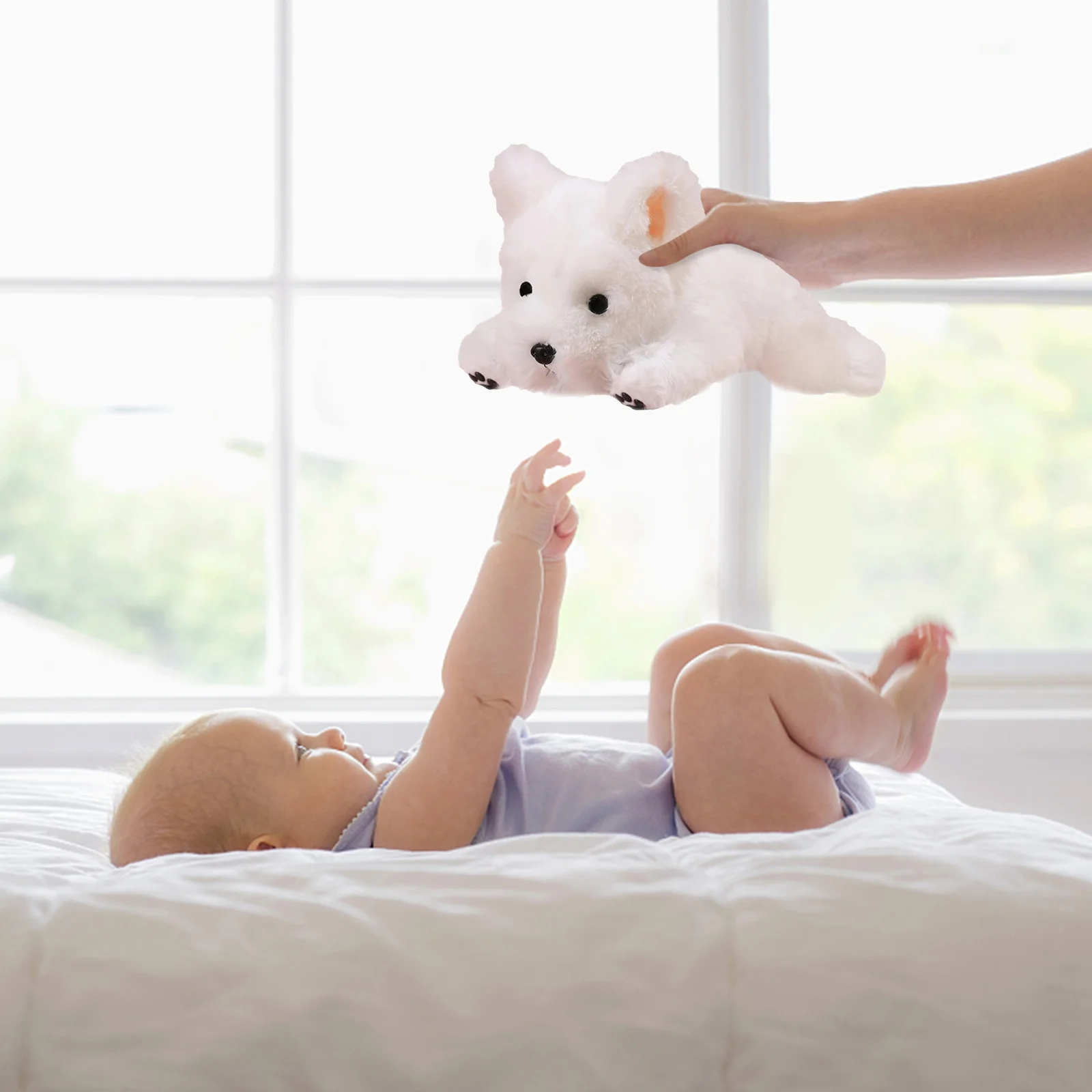 2025년 신제품 포옹 인형 수면 친구 가족 애완동물 애호가에게 적합한 브린들 강아지 플러시 인형 어린이 인기 장난감