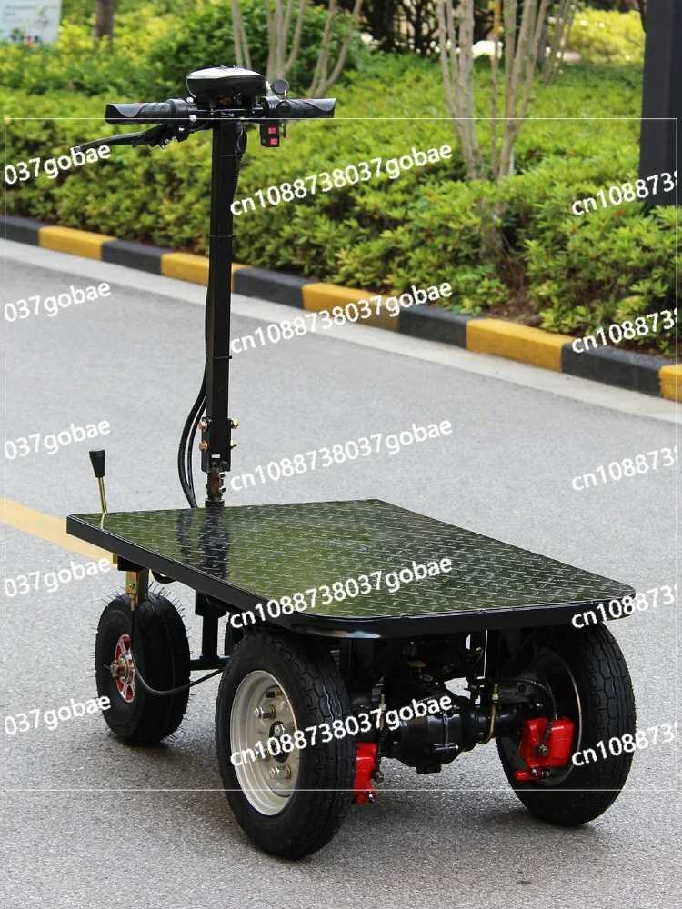 Inverted Donkey Electric Flat Truck Truck Warehouse Cargo Turnover Trolley