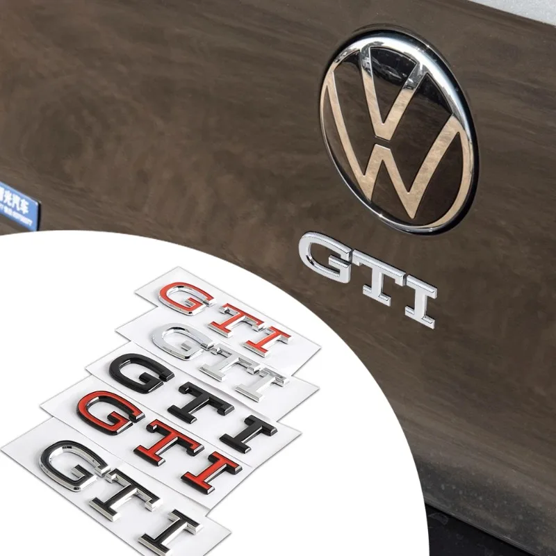 3D Car Emblem Rear Trunk Body Badge Sticker Accessories For Volkswagen GTI Golf Polo Passat Mk6 MK7 RLine Magotan Tiguan J - view 3