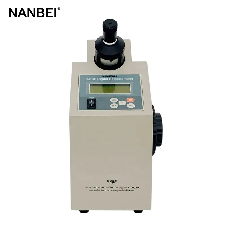 Laboratory NB-2S Refractive index nD 1.3000-1.7000 Digital Abbe Refractometer Brix Abbe Refractometer