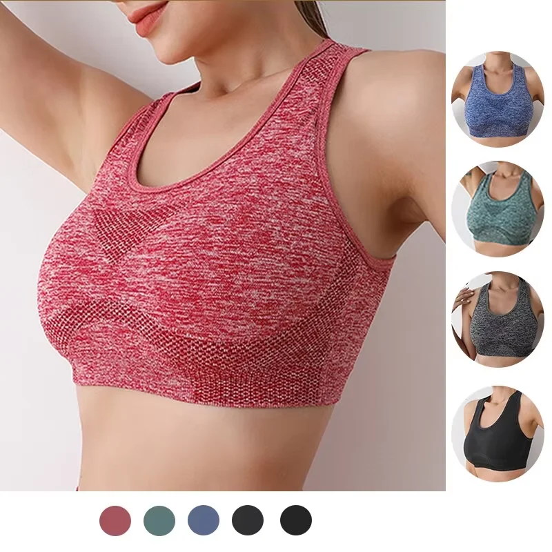Yoga Fitness Course - Soutien-gorge Push Up Respirant Pour Femmes,