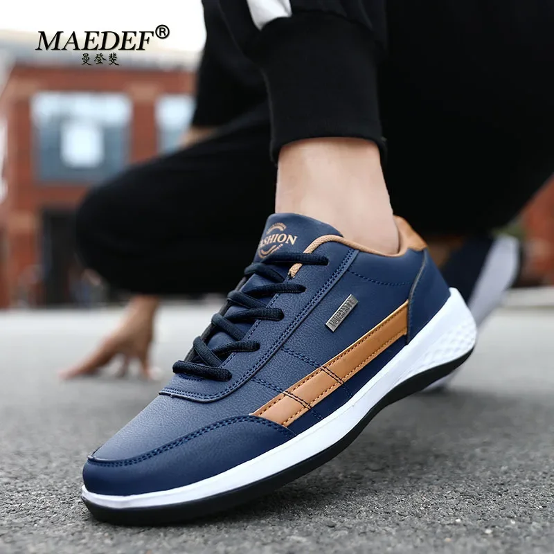 MAEDEF Shoes for Men Sneaker Designer Men's Shoes Waterproof Casual Luxury Brand Sneakers Footwear Vulcanized Man Shoe Masculino