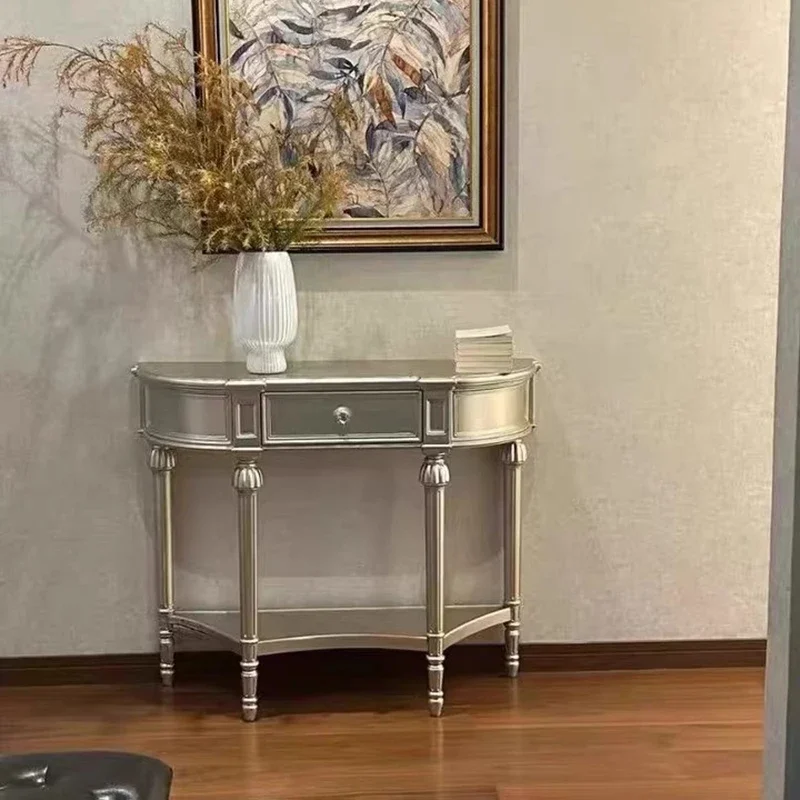 

European Roman Console Tables Luxury Classic Elegant Design Console Tables Mid Century Unique Console Meuble Home Furniture