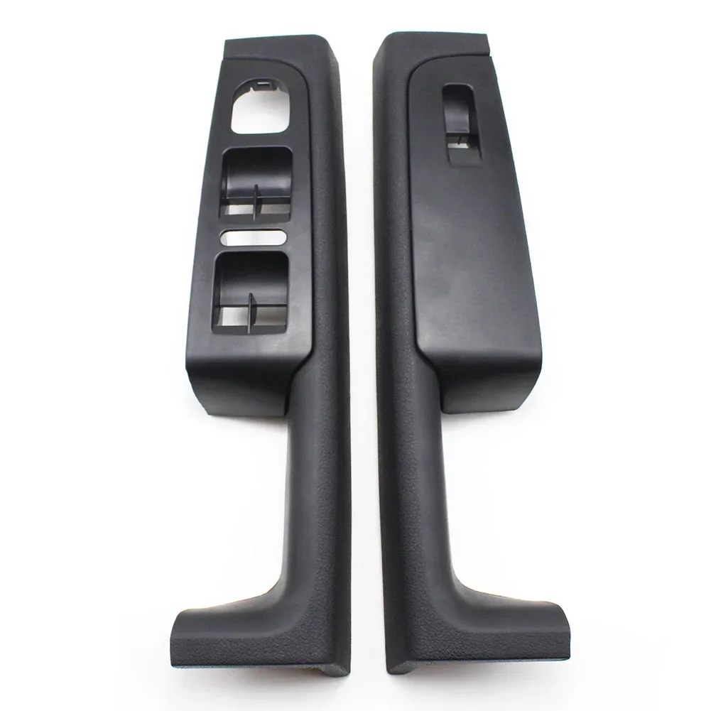 2PCS Black Front Inner Door Handle Armrest Frame Switch Control Panel Trim For Skoda Superb 2008-2013 3T1867157