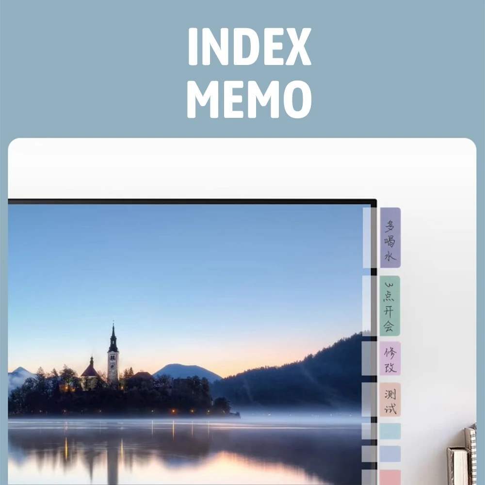 Sticky Index Tabs Multicolor Classification Stickers Sticky Folder Index Label school Memo Notebook Sticker Office Supplies