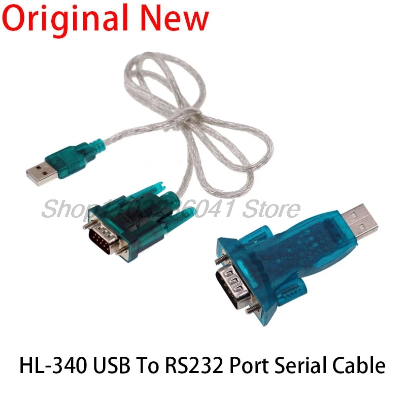 HL-340 HL340 New USB to RS232 COM Port Serial PDA 9 pin DB9 Adapter support WIN11 Compatible CH340